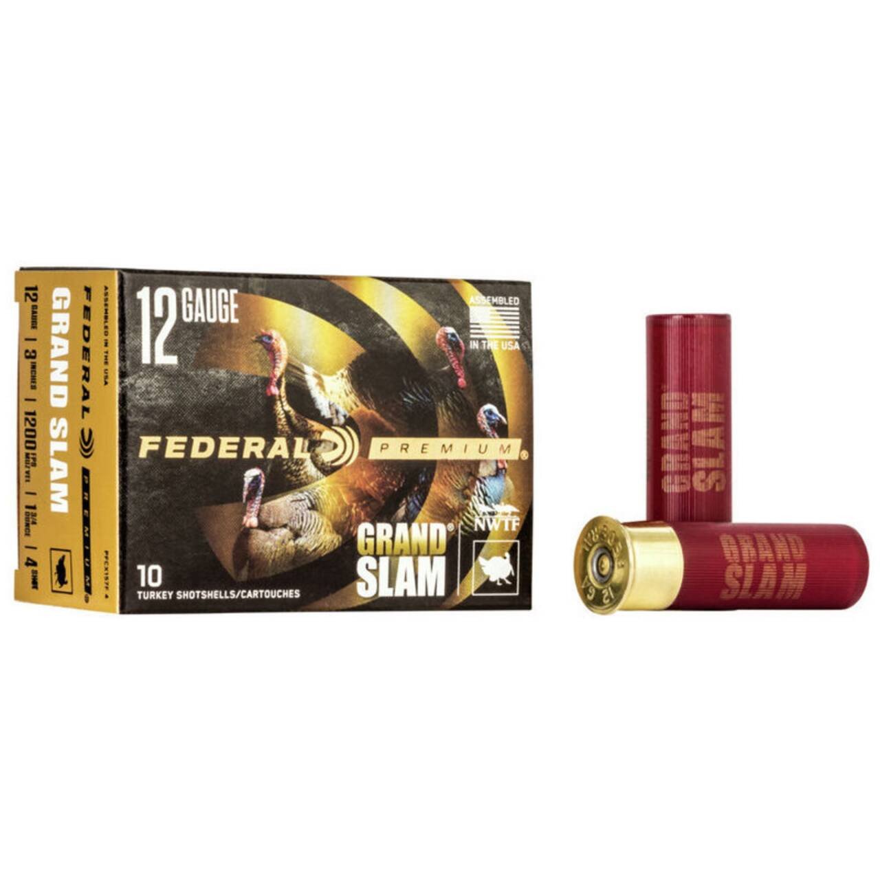 FEDERAL 12GA 3" 4DE 1 3/4"OZ 4 10 RD/BX 5 BX/CS