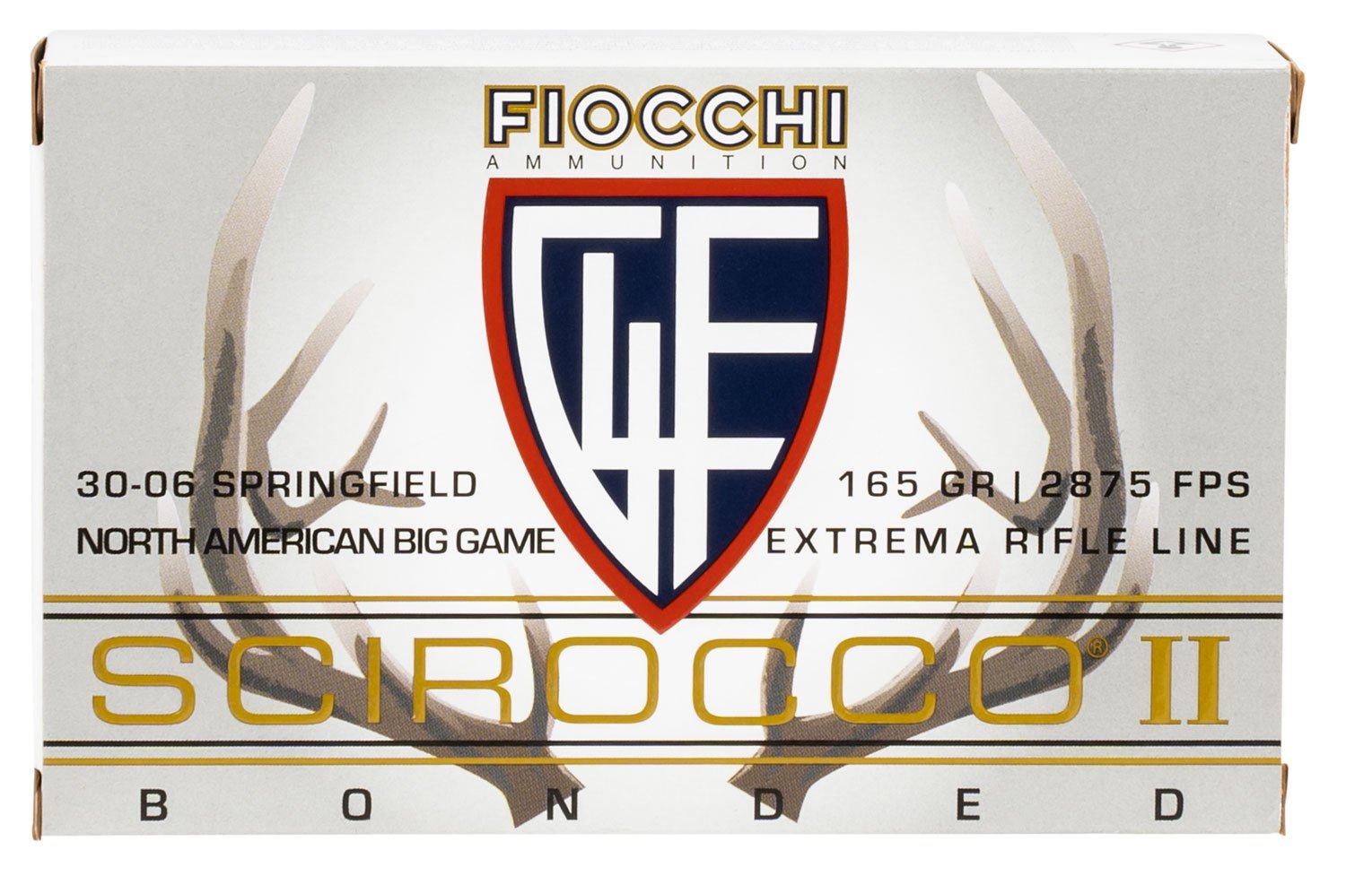 Fiocchi A3006SCA SCIROCCO BONDED Extrema 30-06Springfield 165gr Swift Scirocco II Bonded 20 Per Box/10 Case