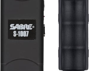 Sabre S7BHCBK Multi-Range Protection Pack Black Plastic 1.6 uC Pain Rating Includes Pepper Spray/Stun Gun w/Flashlight