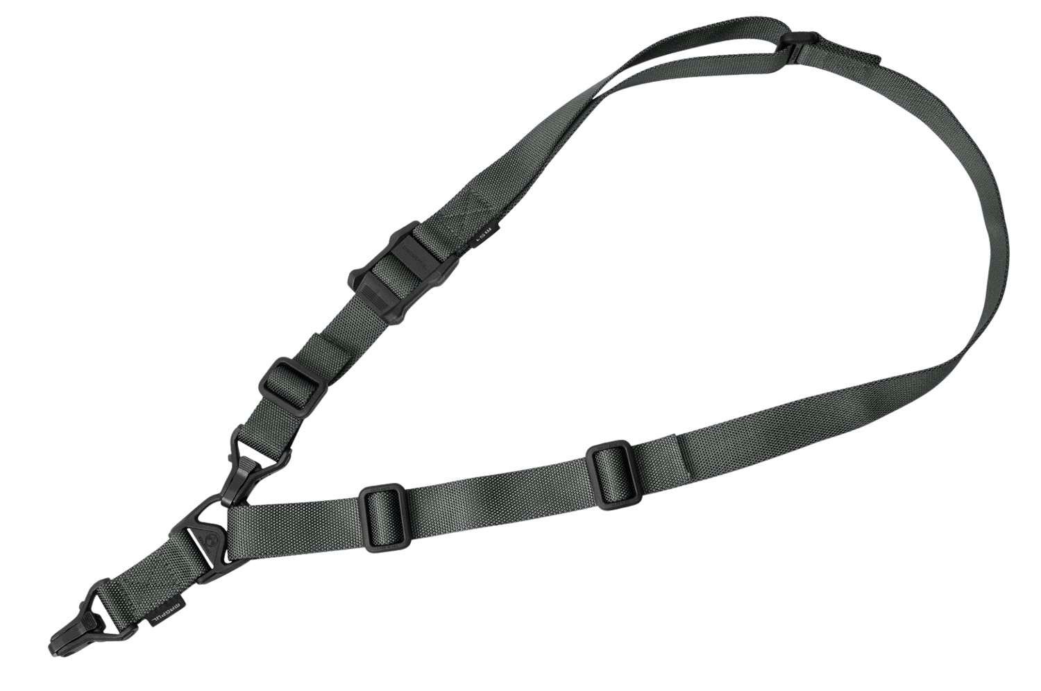 Magpul MAG514GRY MS3 Gen2 Sling Gray Nylon 48"-60" OAL Adjustable One-Two Point Rifle