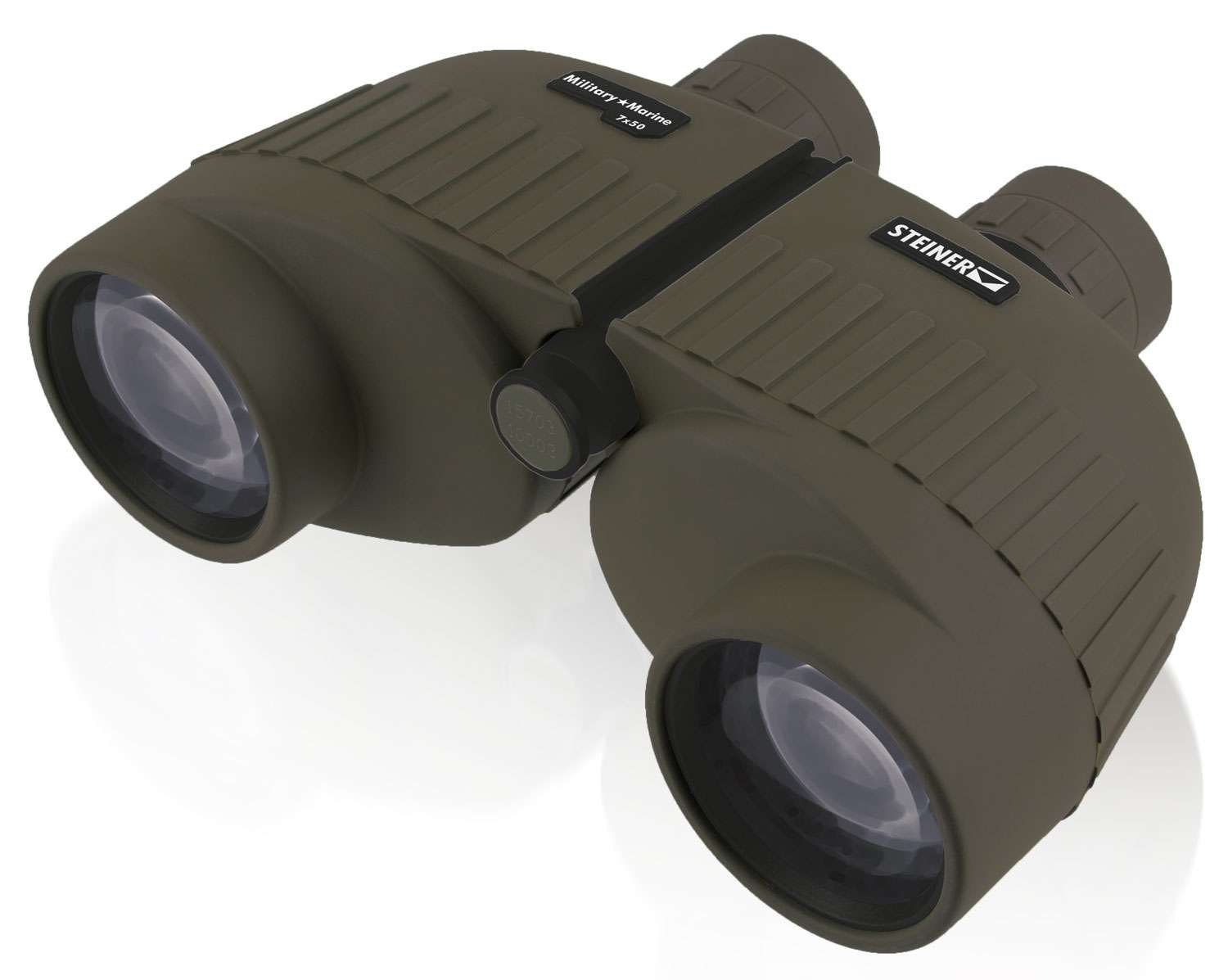 Steiner 2038 Military-Marine 7x50mm Porro Prism, Sports-Auto Focus, OD Green Makrolon w/Rubber Armor