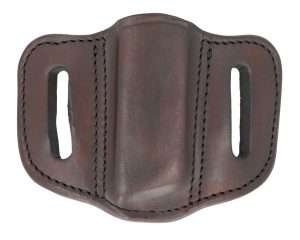 1791 Gunleather MAG12SBRA MAG1.2 Single Mag Holster Signature Brown Leather Belt Slide Compatible w/ Double Stack Ambidextrous