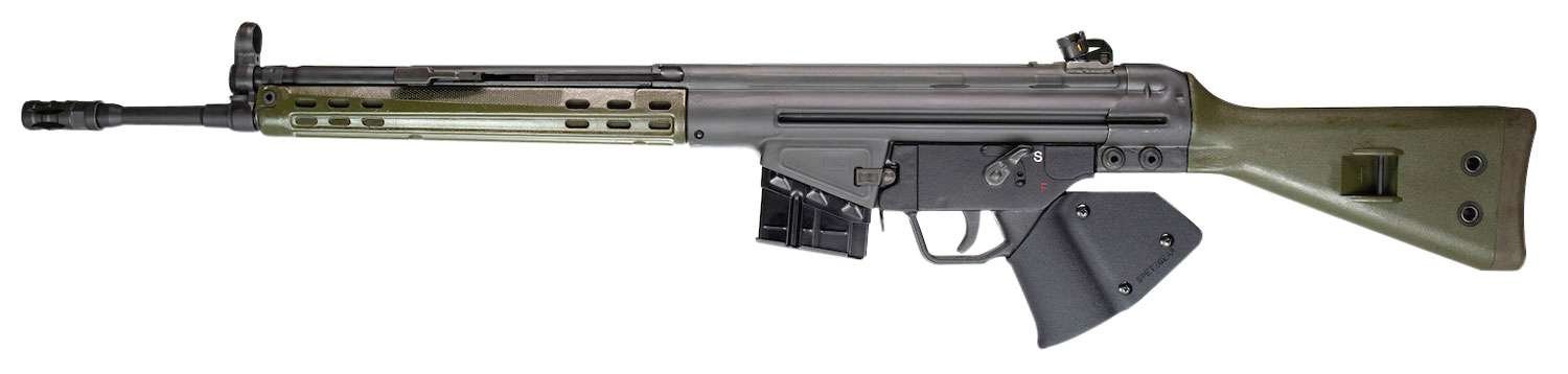 PTR 405 GI *CA Compliant *Reconditioned 308 Win,7.62x51mm NATO 18" 10+1, Black Parkerized Reciever, Green Synthetic Stock (Stock May Be Blemished), Black California Paddle Grip