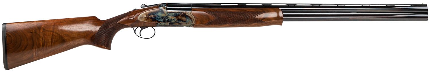 Dickinson LLC OP1228 Plantation 12 Gauge 2rd 3" 28" Black Vent Rib Barrel, Steel Receiver w/Color Case Hardened Finish, Brass Bead Front Sight, Turkish Walnut Pistol Grip Stock Includes 5 Choke Tubes
