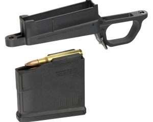 Magpul MAG489-BLK Bolt Action Mag Well Hunter 700L Stock Made of Polymer w/ Black Finish Includes PMAG5 AC Magazine
