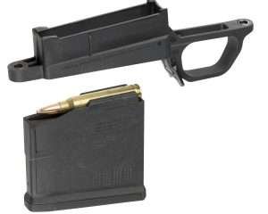 Magpul MAG569-BLK Bolt Action Mag Well Hunter 700L Stock Made of Polymer w/ Black Finish Includes PMAG5 AC Magazine