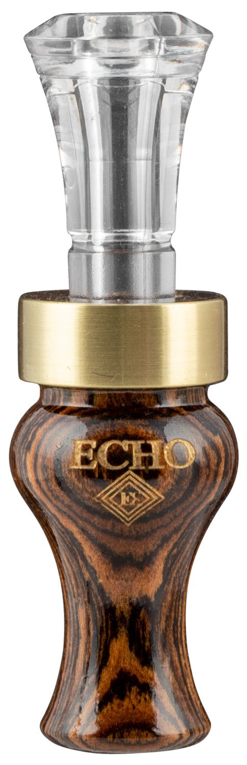Echo Calls 90016 Timber Double Reed Mallard Sounds Attracts Ducks Brown Bocote Timber