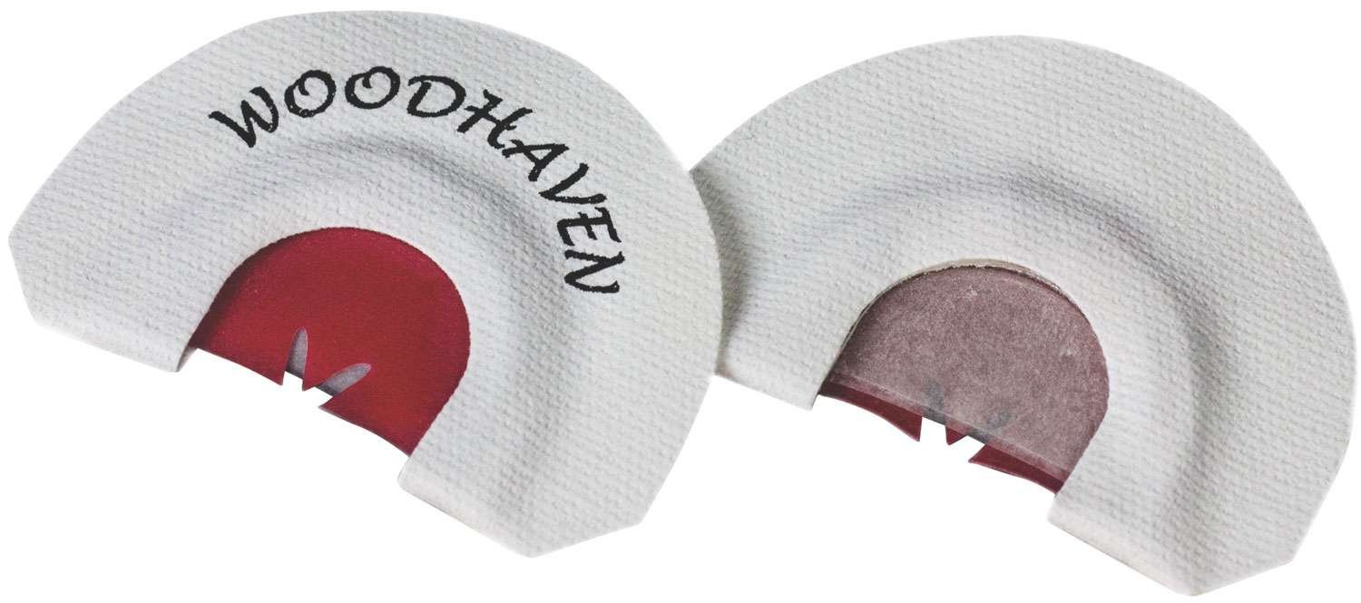 Woodhaven WH013 Red Wasp Diaphragm Call Triple Reed Attracts Turkeys White