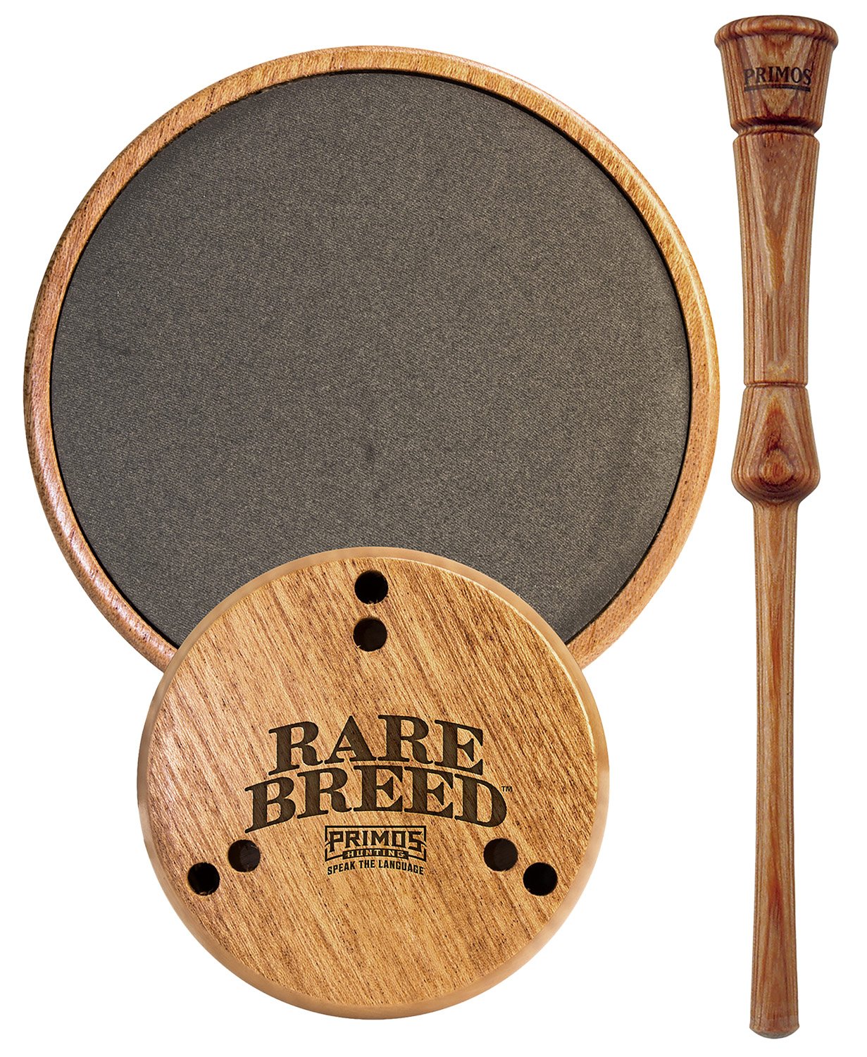 Primos PS2904 Rare Breed Friction Call Attracts Turkeys Natural Wood/Slate