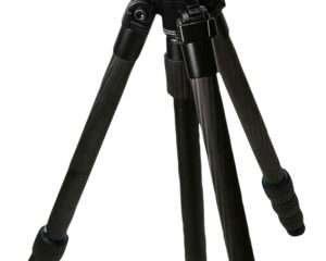 KOPF Jager KJ85004K K800  Tripod made of Carbon Fiber with Black Finish, Adjustable Reaper Rail, 4-Level Leg Extension, 21-87 Degree Pan & Tilt