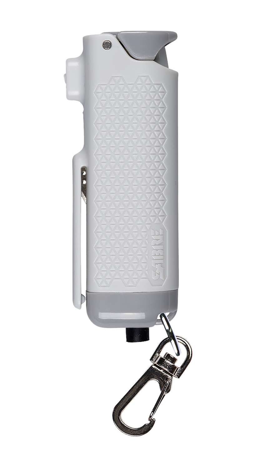 Sabre SELG01 Safe Escape 3-in-1 Automotive Tool Gray Polymer Distance 10 ft Features Glass Breaker/Pepper Gel/Seat Belt Cutter