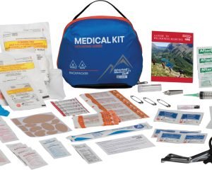 Adventure Medical Kits 01001003 Mountain Backpacker Medical Kit Treats Injuries/Illnesses Water Resistant Blue