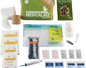 Adventure Medical Kits 01350115 Adventure Trail Dog Medical Kit Treats Injuries Green