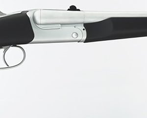 Taylors & Company 210248 Alaskan Howdah Pedersoli 45 Colt (Long Colt) SA 410 Gauge 2 Shot 10.25" Matte Chrome Octagon Barrel, Matte Chrome Steel Frame, Black Rubber Grip