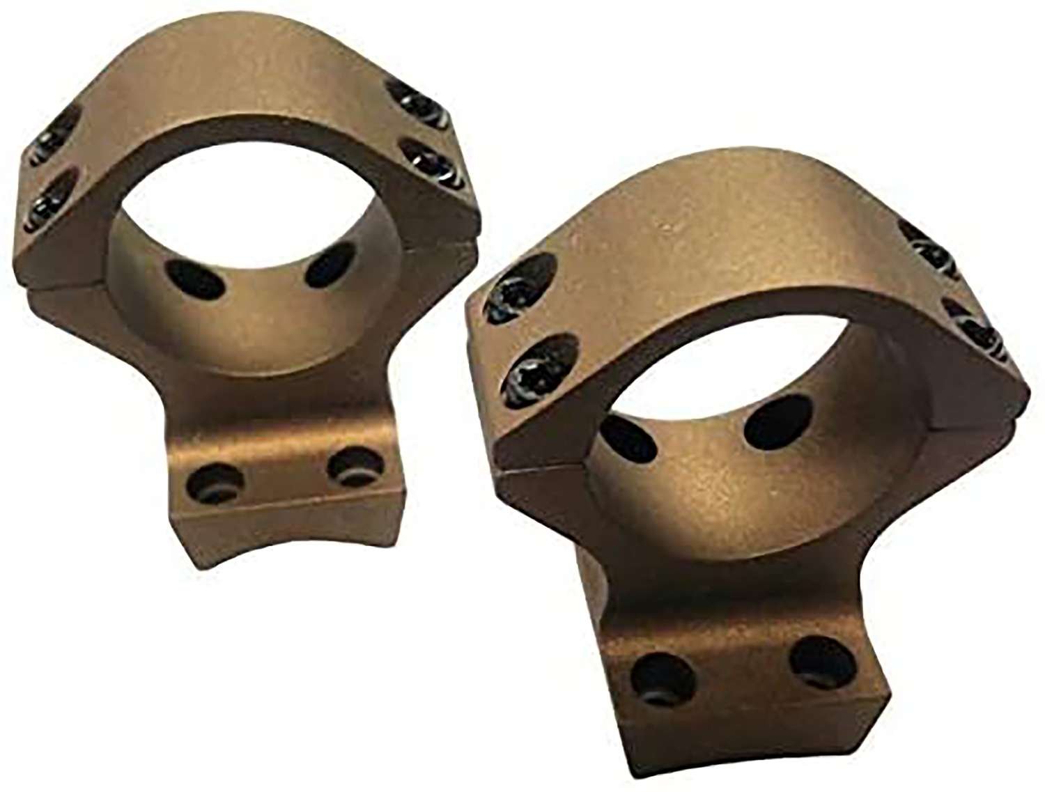 Talley HC840735 Scope Mount/Ring Combo Burnt Bronze Aluminum 34mm Tube X-Bolt Medium Rings 0 MOA