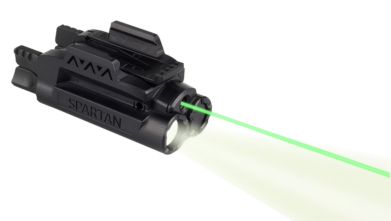 LaserMax SPSCG Green Spartan Light/Laser Black 120 Lumens White LED