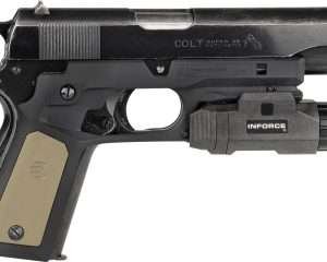 Recover Tactical CC3P0102 Frame Grip  Black Polymer Frame with Interchangeable Black & Tan Panels for Standard Frame 1911