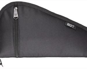 Bulldog BDT619B Deluxe Pistol Case With Pocket & Sleeve, Black Water-Resistant Outer Shell, Impact-Resistant Padding, Heat-Resistant Quilted Lining 9"L x 6" H