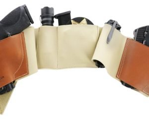 Galco UWKHSM2 UnderWraps 2.0 Khaki Small Leather/Nylon Handgun