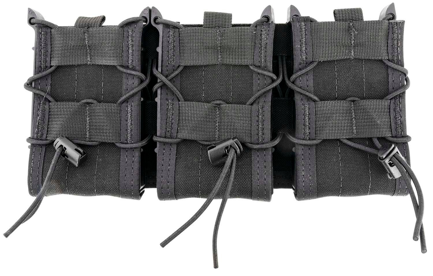 High Speed Gear 45TA00BK TACO Shingle Mag Pouch Triple Black Nylon MOLLE Compatible w/ Rifle