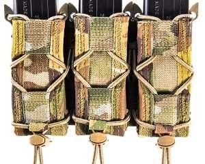 High Speed Gear 11PT03MC TACO Mag Pouch Triple MultiCam Nylon MOLLE Compatible w/ Pistol