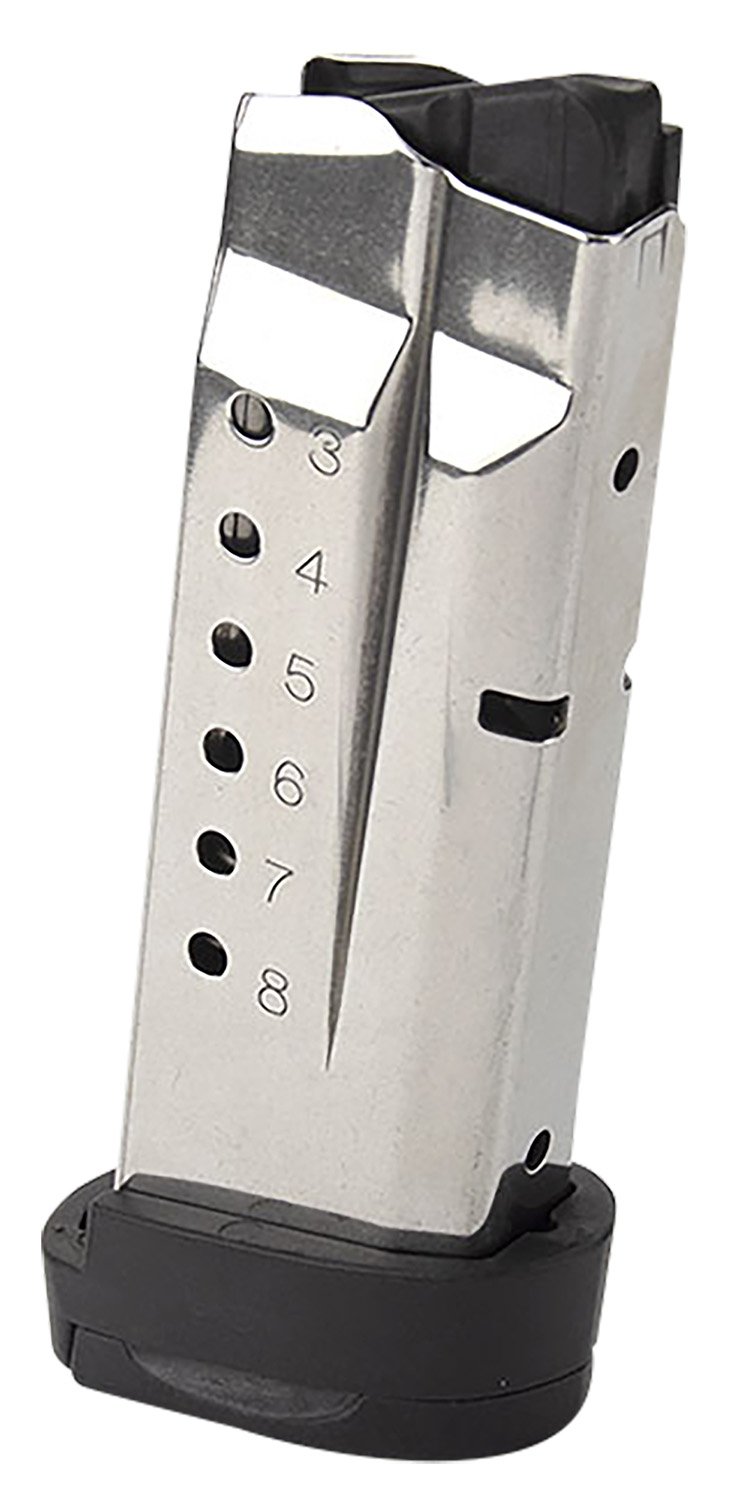 Ed Brown RMPMAG8SHIELD M&P 8rd Extended 9mm Luger Fit S&W M&P Shield Stainless Steel