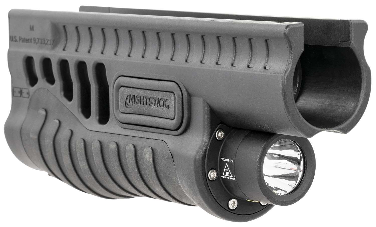 Nightstick SFL11GL Shotgun Forend Light Black 1200 Lumens White LED Green Laser Mossberg 500/590/590A1/Shockwave
