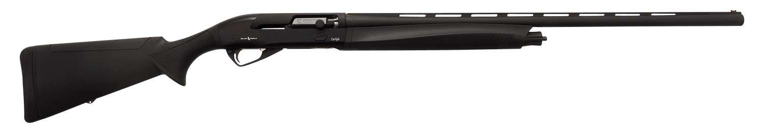 Silver Eagle Arms CAR12128BLK Carlyle Full Size 12 Gauge Semi-Auto 3" 4+1 28" Black Cerakote Vent Rib Barrel, Black Steel Receiver, Fixed Black Synthetic Stock, Right Hand