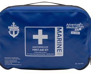 Adventure Medical Kits 01150450 Marine 450 Treats Injuries/Illnesses Dust Proof Waterproof Blue