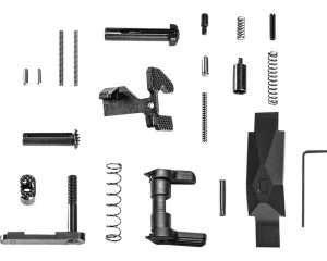 Geissele Automatics  Ultra Duty Lower Parts Kit Black, Ambi Safety, Oversized Bolt Release/Catch for AR-15