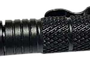 Uzi Accessories UZITACPEN2BK UZI Defender Black Aluminum Self Defense Pen Features Glass Breaker