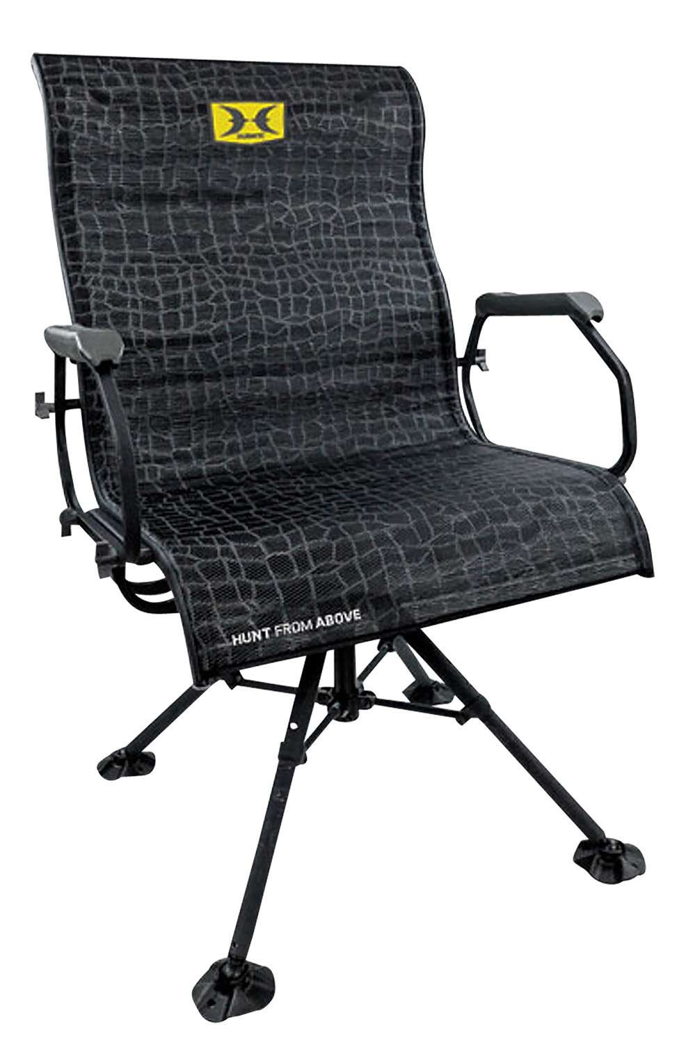Hawk HWK3115 Big Denali Blind Chair Folding Black Mesh