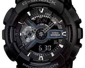 G-shock/vlc Distribution GA1101BCR G-Shock Tactical Black Stainless Steel Bezel 145-215mm