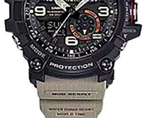G-shock/vlc Distribution GG10001A5 G-Shock Tactical MudMaster Keep Time Tan Size 145-215mm Features Digital Compass