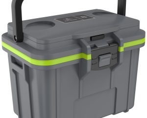 PELICAN 8Q-1-DKGRYEGRN 8QT ELITE COOLER GRY/GRN