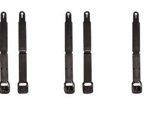 High Speed Gear 91SC12BK MOLLE Clips  Short, Black Injection Molded Fits MOLLE (12 Pack)