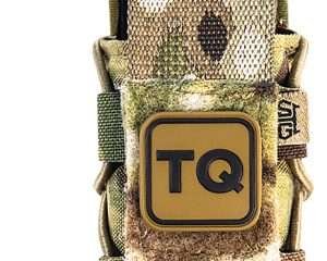 High Speed Gear 11TQ00MC TACO  Tourniquet Pouch, Multi-Cam Nylon with Velcro Closure, Fits MOLLE, Compatible with Most Windlass-Style Tourniquets, Includes TQ Patch
