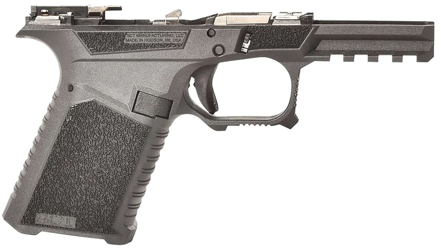 Sct Manufacturing 226000000 Compact Compatible w/ Gen3 19/23/32 Black Polymer Frame Aggressive Texture Grip