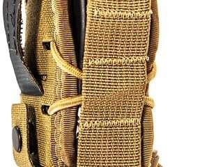 High Speed Gear 13DC10CB TACO Handcuff Holder Nylon Coyote Brown Adaptable Belt Mount Up to 2.25"