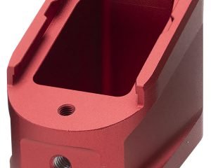 Strike Industries EMPALG17RED Extended Mag Plate  Fits Glock G17 Fits Glock G22 Red 6061 T-6 Aluminum