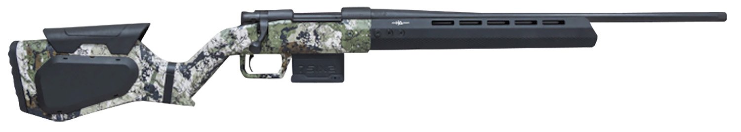 Howa HHERA65CCFXK7 Hera H7 6.5 Creedmoor 5+1 24" Black Heavy Threaded Barrel, M-LOK, XK7 Kings Camo w/Black Webbing Adjustable Synthetic Stock, Right Hand