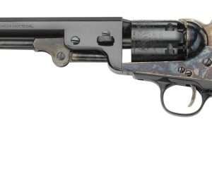 Pietta PF51CHS36712 1851 Navy London 36 Cal 6rd 7.50" Blued Octagon Barrel, Blued Cylinder, Color Case Hardened Steel Frame, Walnut Grip, Exposed Hammer
