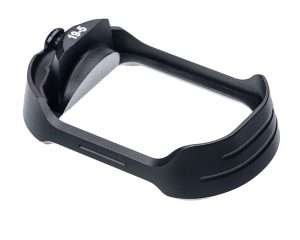 Tyrant CNC TDG19G5MWBLKBLKSCREW  Magwell Compatible w/ Glock 19/23 Black 7000 Series Aluminum