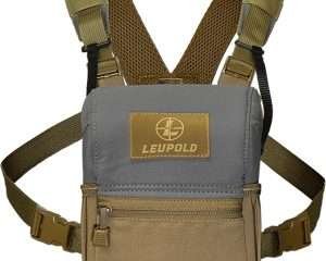 Leupold 185627 Enclosed Binocular Harness Non-Magnetic Tan/Gray