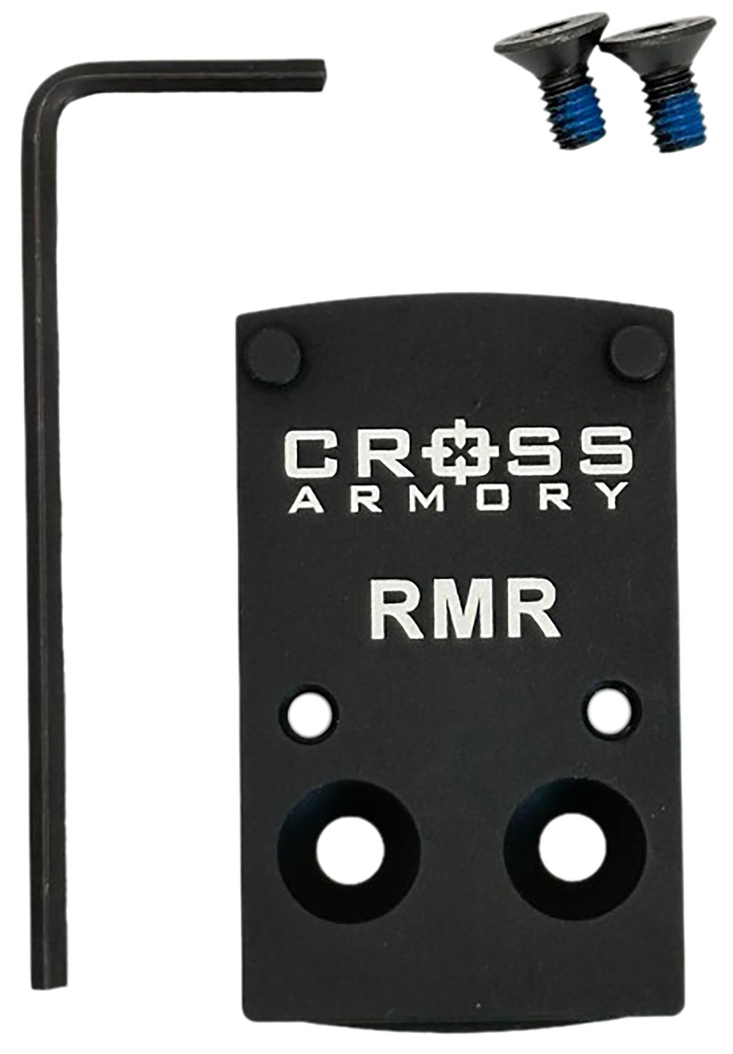 Cross Armory CRRMADAPTER Adapter Plate Black Oxide Aluminum Compatible w/ RMR Optics