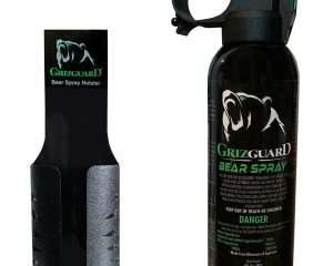 PSP GG1B  Bear Spray Range 30ft 7.90oz Black Spray Includes Holster