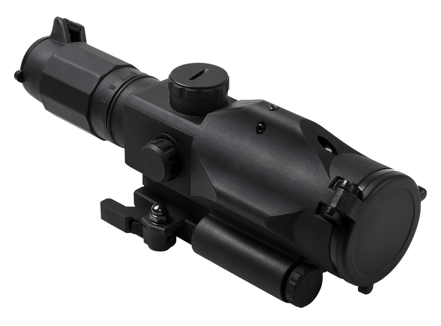 NcStar VSRTP3940GV3 SRT Gen 3 Black Hardcoat Anodized 3-9x40mm Illuminated P4 Sniper Reticle Green Laser