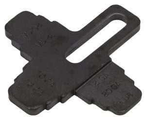 Browning 1130050 Dual Flat Wrench  Black Steel for Multi-Gauge Shotgun Choke Tubes