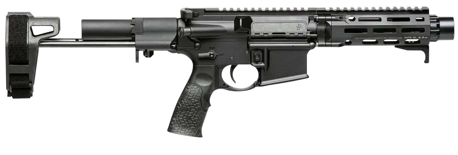 DANIEL DEFENSE DDM4 PDW 300 BO Pistol 7" BLK CQB Brace NO MAG