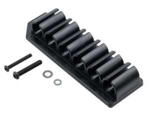 Wilson Combat SGSSU6 SideSaddle  Rem 870/1100/1187 6rd Black Polymer w/Aluminum Mounting Plate